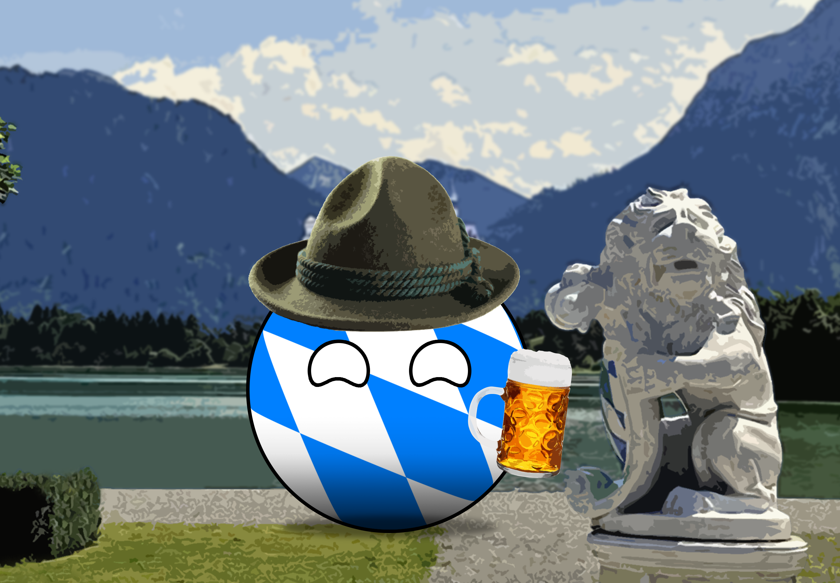 countryball tutorial for photoshop by