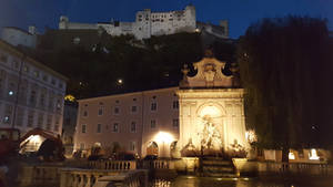 Salzburg castle view