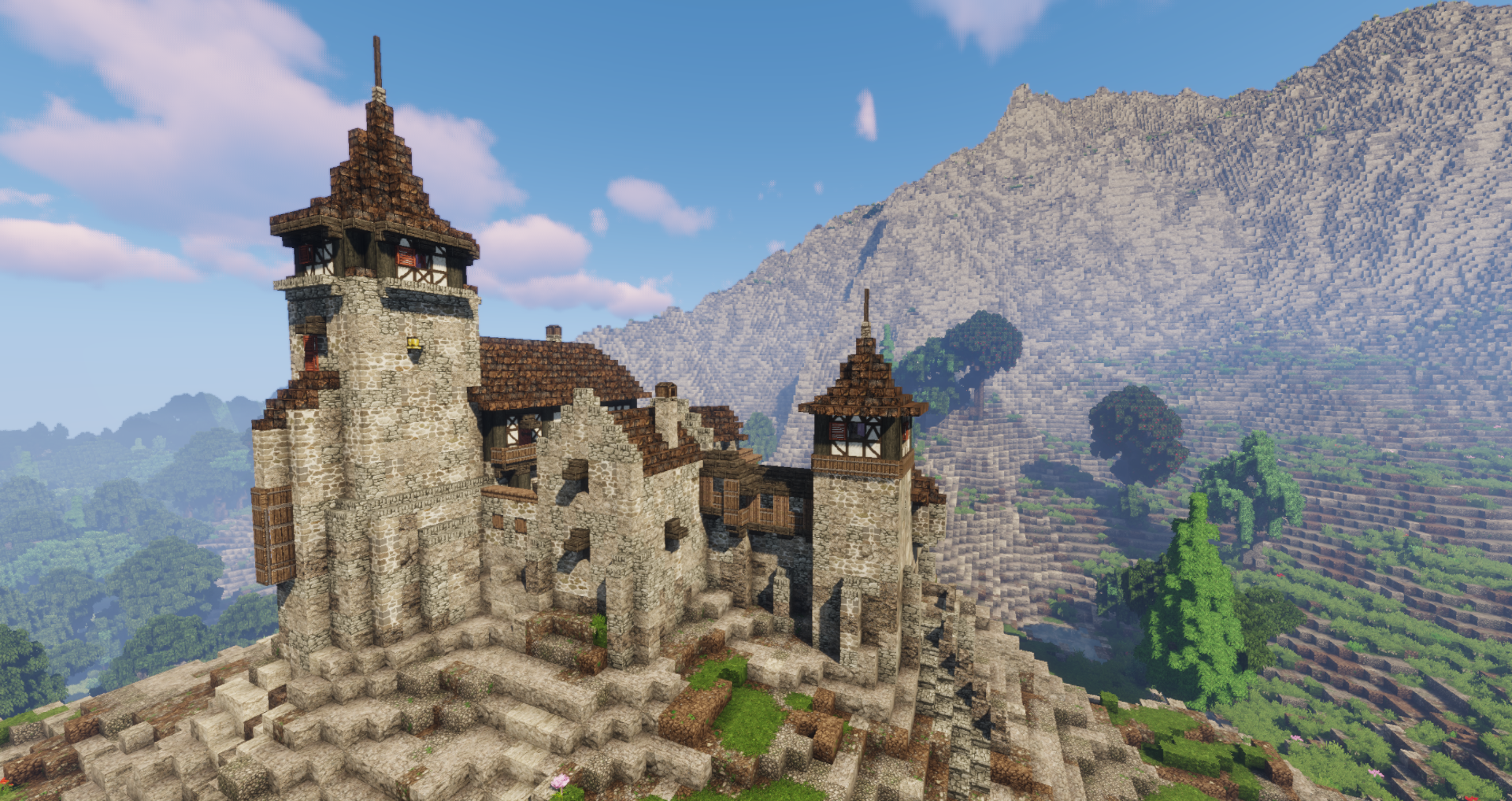 Small Mountain Castle - Minecraft by NewbieArt1st on DeviantArt