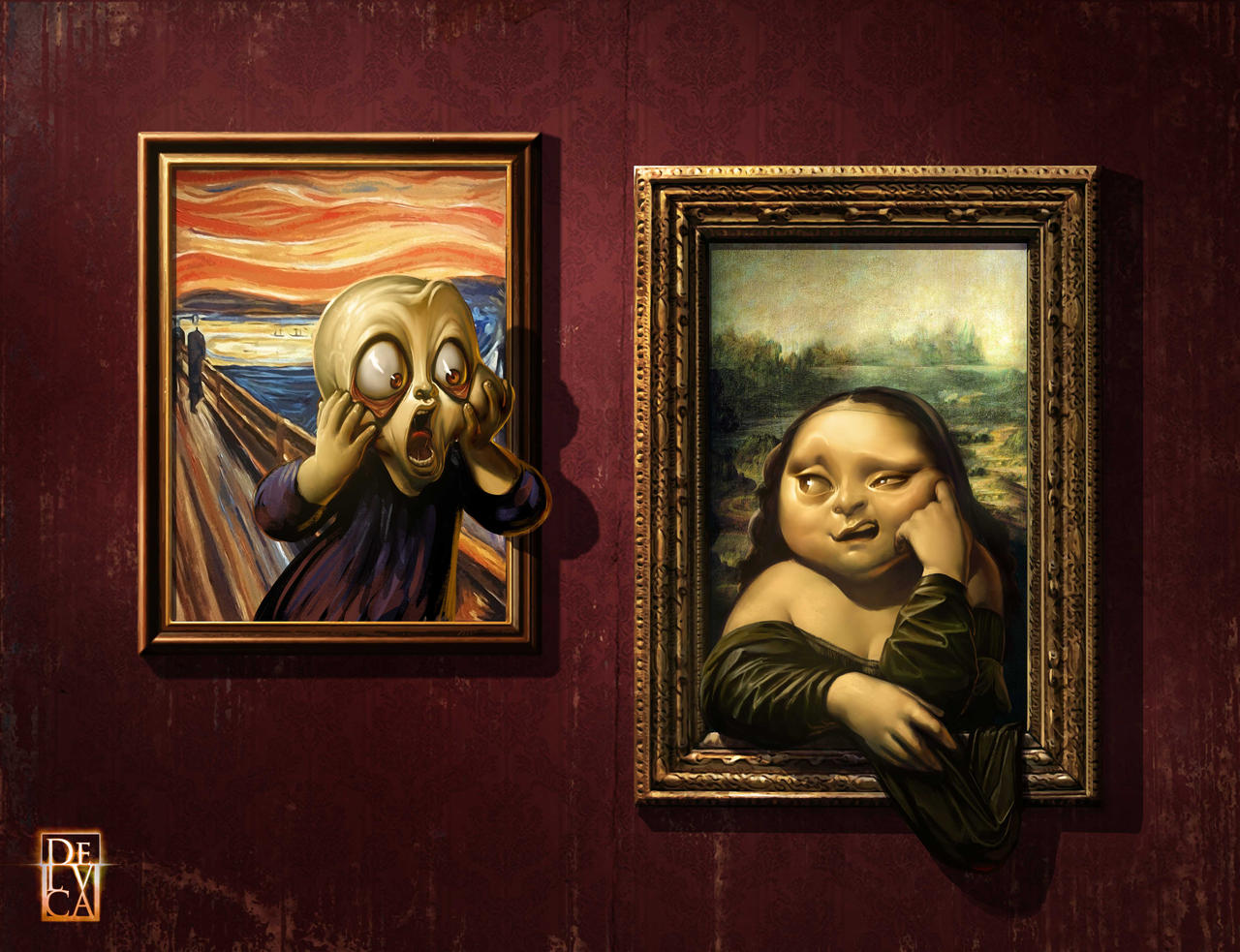 The Scream VS Mona Lisa!