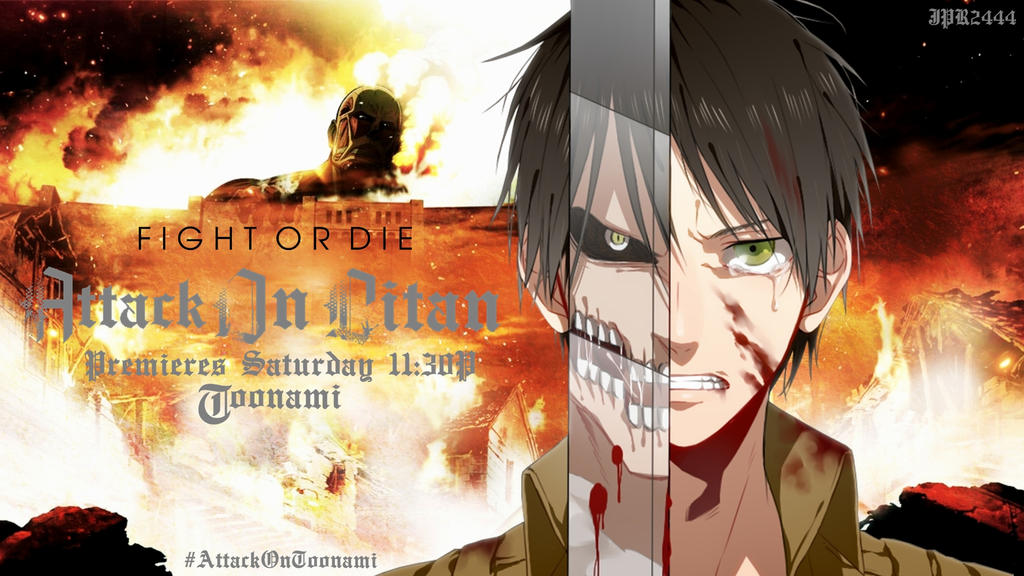 Toonami - Attack On Titan Wallpaper by JPReckless2444 on DeviantArt