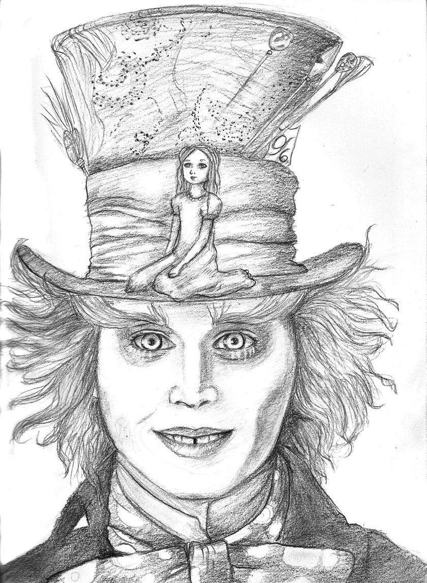 Mad Hatter and Alice