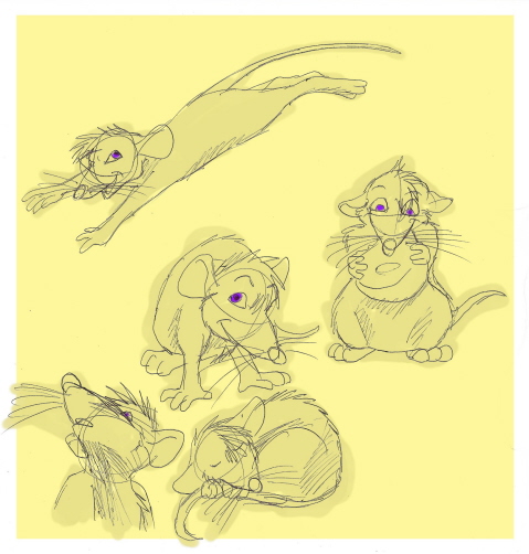 rat doodles