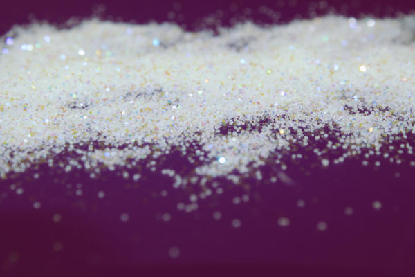 White Scatted Glitter