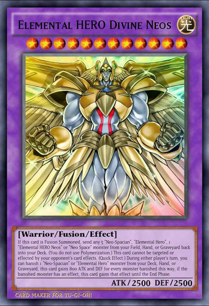 neo yugioh card maker Neo-Spacian HERO Neos - Casual Cards
