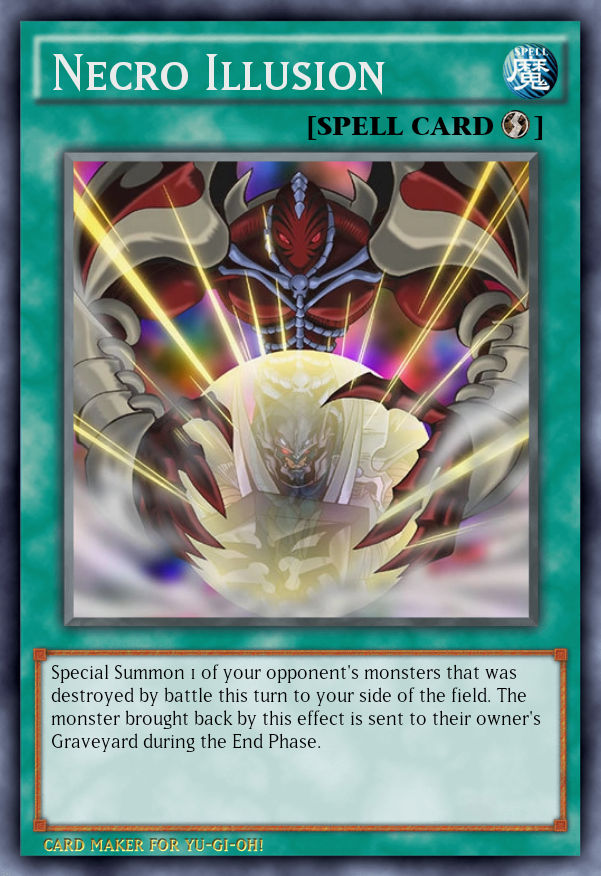 Yu Gi Oh Custom Card Necro Illusion By Metaknight4 On Deviantart Yu Gi Oh Custom Card Necro Illusion By Metaknight4 On Deviantart