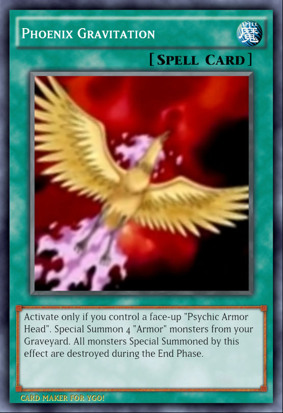 yugioh phoenix cards QCAC-JP100 The Winged Dragon of Ra All cards will be carefully packed for safe transit. Yu-Gi-Oh! Custom Card: Phoenix Gravitation