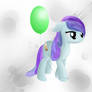 Pony Art Challenge: Day 8, Amber Leaf with balloon