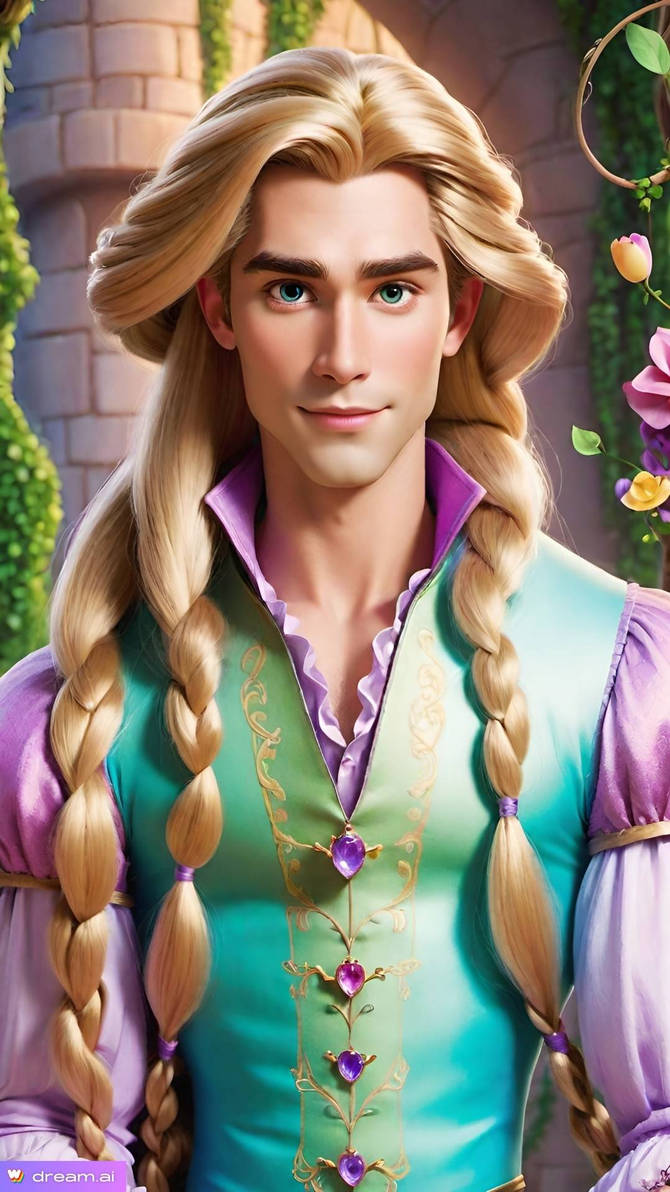 Rapunzel as a Prince (2) by D4RKxH0RS3 on DeviantArt
