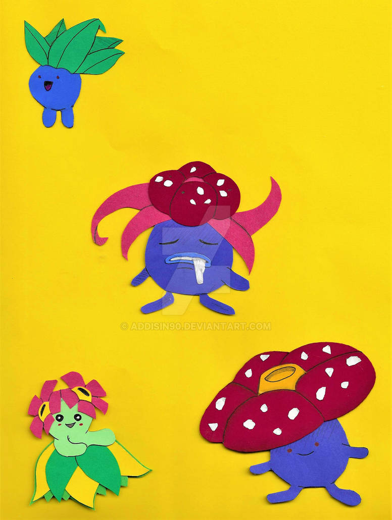 oddish evolution by addisin90 on DeviantArt