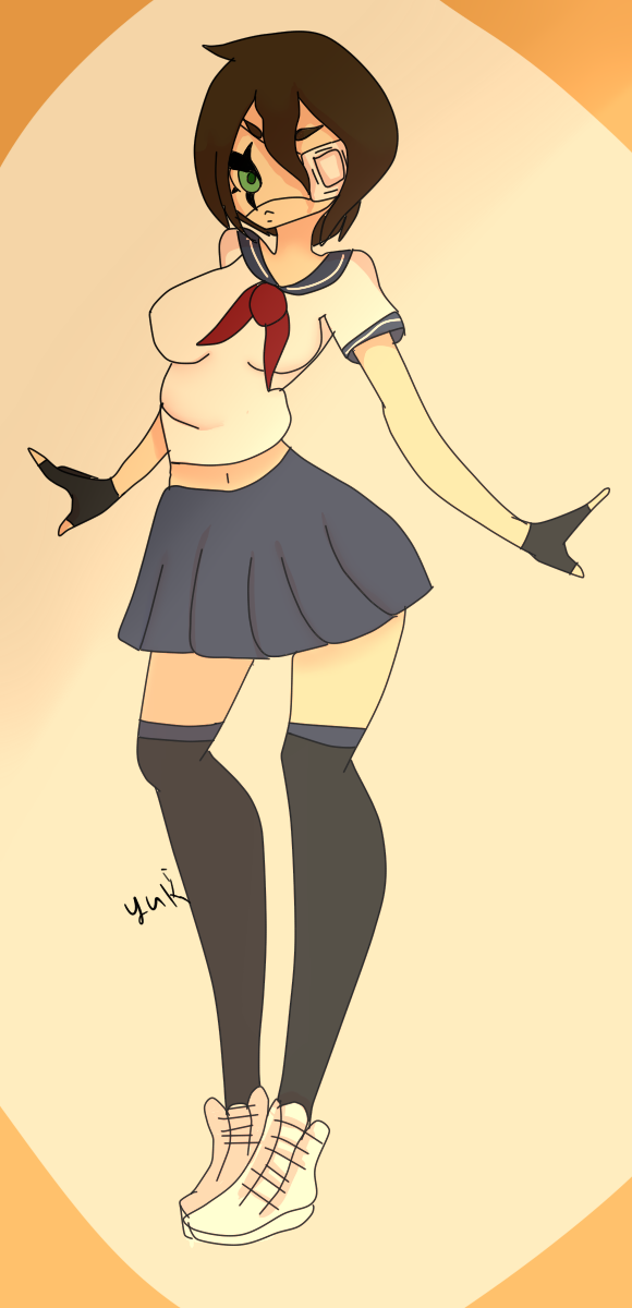 Yuki Ref YANDERE SIMULATOR OC by MamaYuki on DeviantArt