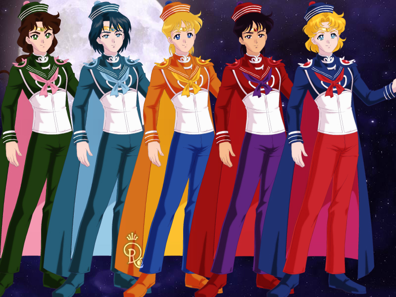 The Gender-Bent Sailor Guardians