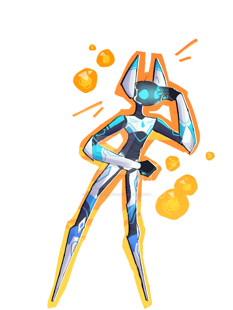 Art for a art trade (for EncryptedOS) by TheMoldyWaffle on DeviantArt