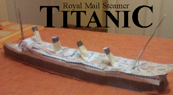 RMS TITANIC MODEL FINISH