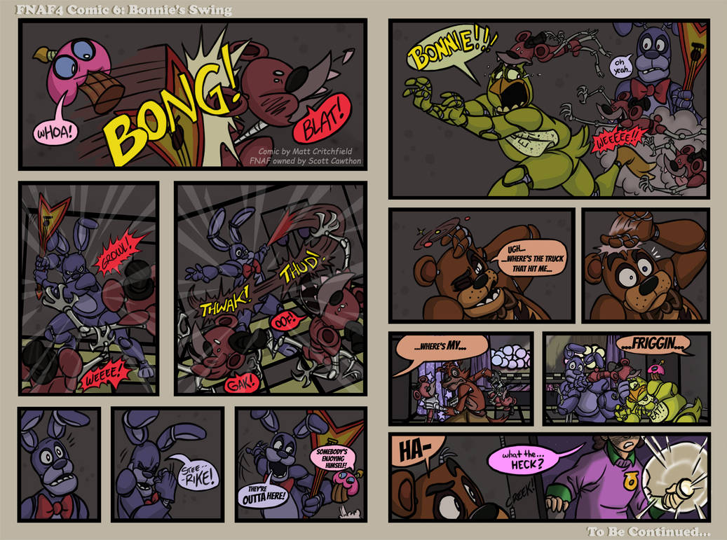 ФНАФ фан комиксы