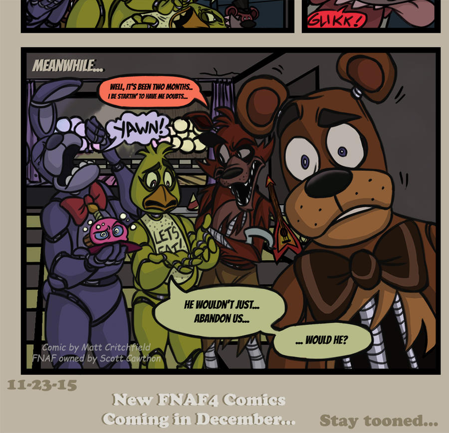 paprika43 on X: the comic #FNAF #FiveNightsAtFreddys #fnaf4