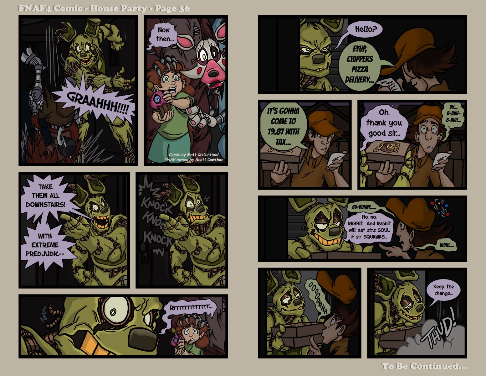 FNAF4 Comic - House Party - Page 36 - 11-25-16