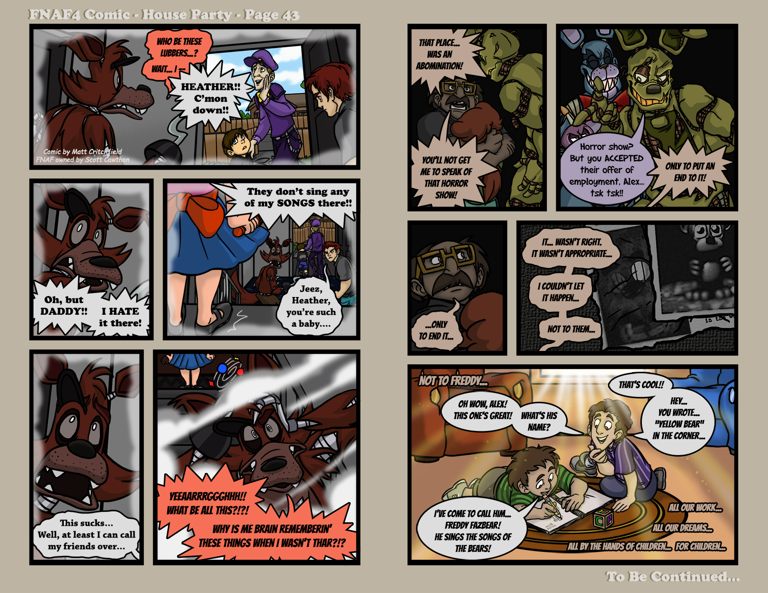 FNAF4 Comic - House Party - Page 43 - 12-28-16