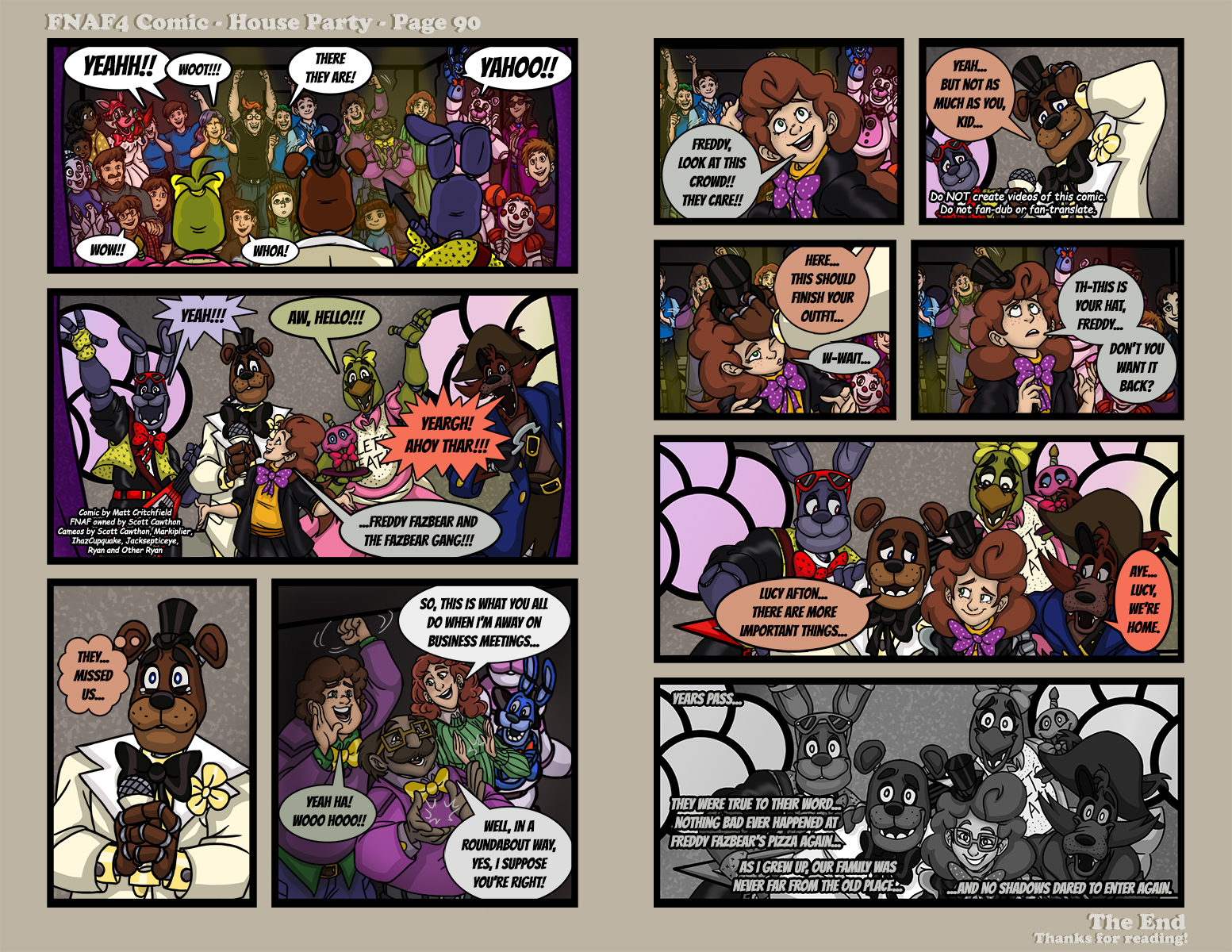 FNAF4 Comic - House Party - Page 90 - 9-26-17