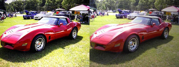 Sterorscopic 3d Corvette