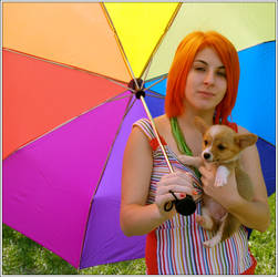 Rainbows and puppies