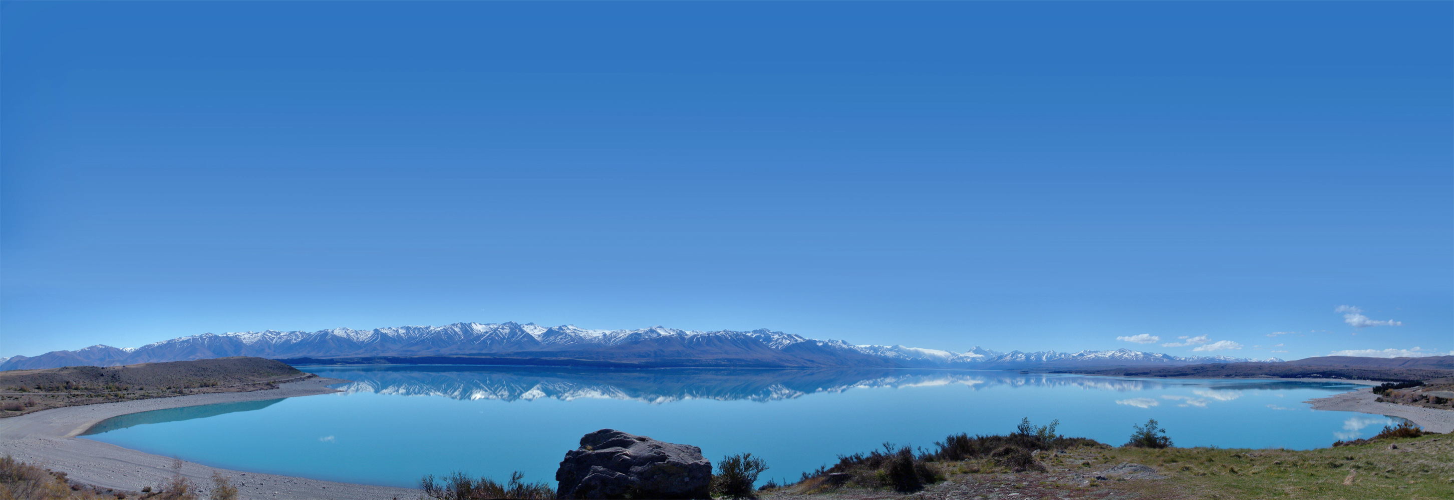 lake pukaki panorama