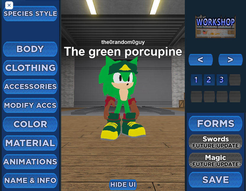 my oc in sonic pulse rp by green0porcupine on DeviantArt