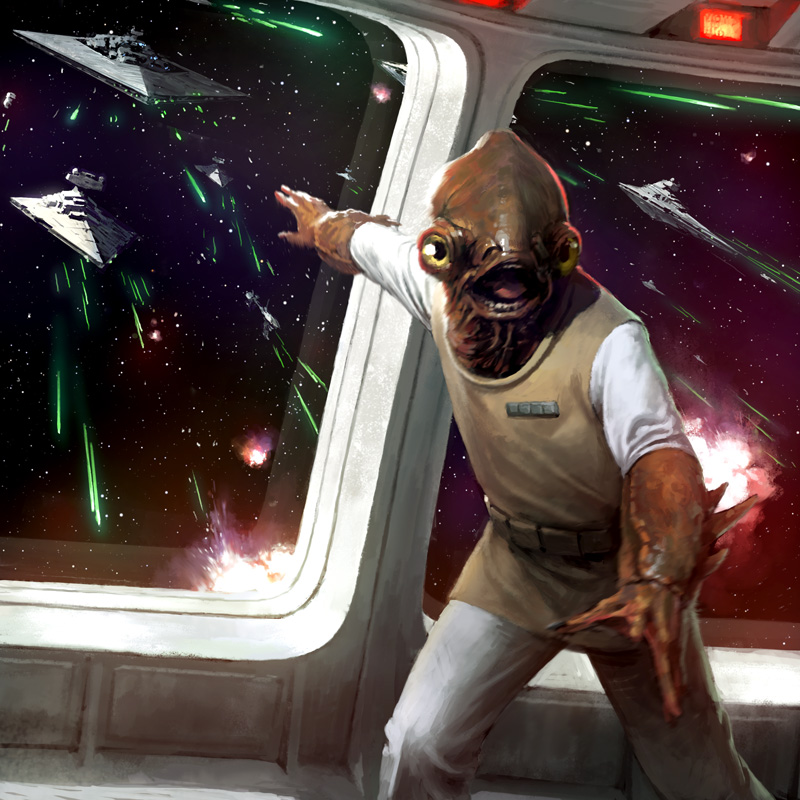 Ackbar Finds Himself in a Trap....Again! by wraithdt