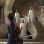 Templars Guarding the Holy Grail