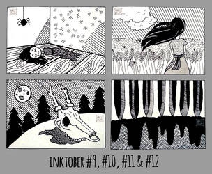 Inktober #9, #10, #11 i #12 - Rzecz z przeszlosci by Kmicicowa