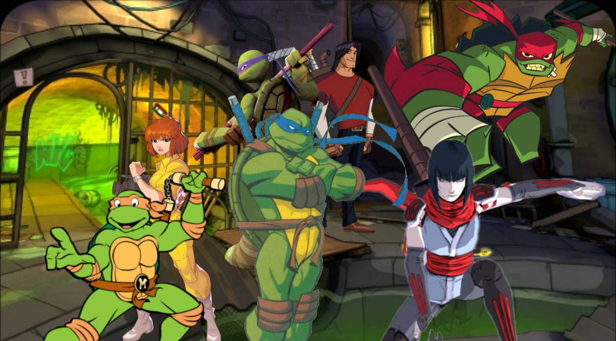 Tmnt groupshot request by: DarkKyle2000 by RyuSf22shouryuken on DeviantArt