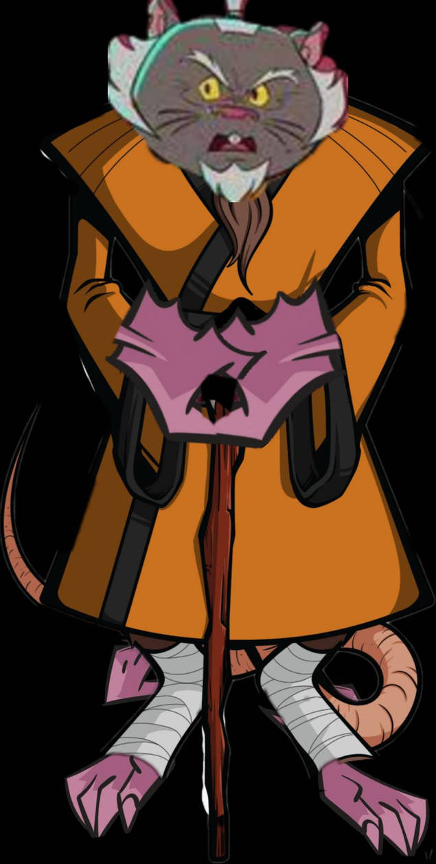 Rottmnt AU splinter by RyuSf22shouryuken on DeviantArt