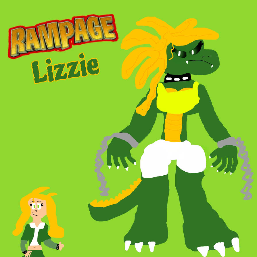 Rampage AU: Lizzie by RyuSf22shouryuken on DeviantArt