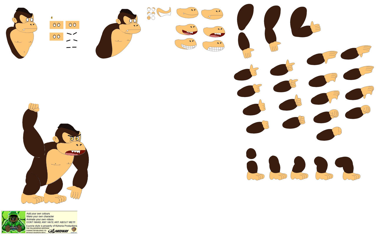 RAMPAGE George character Builder by RyuSf22shouryuken on DeviantArt