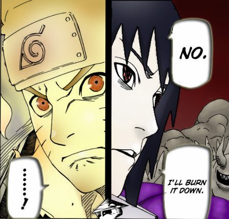 Burn. Naruto Manga 635