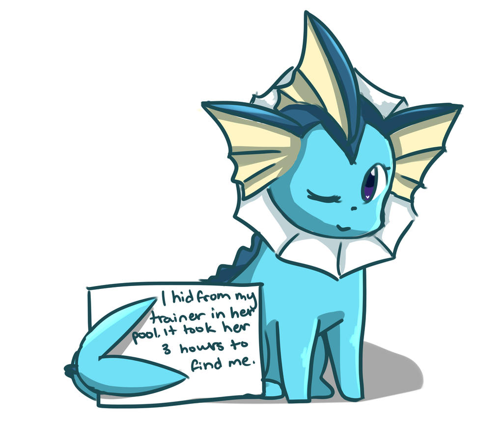 Vaporeon Pokeshaming by sekeretosan on DeviantArt