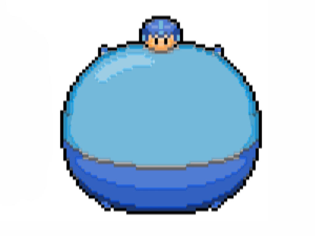 8 Bit Megaman Inflated by SGNBArchive on DeviantArt