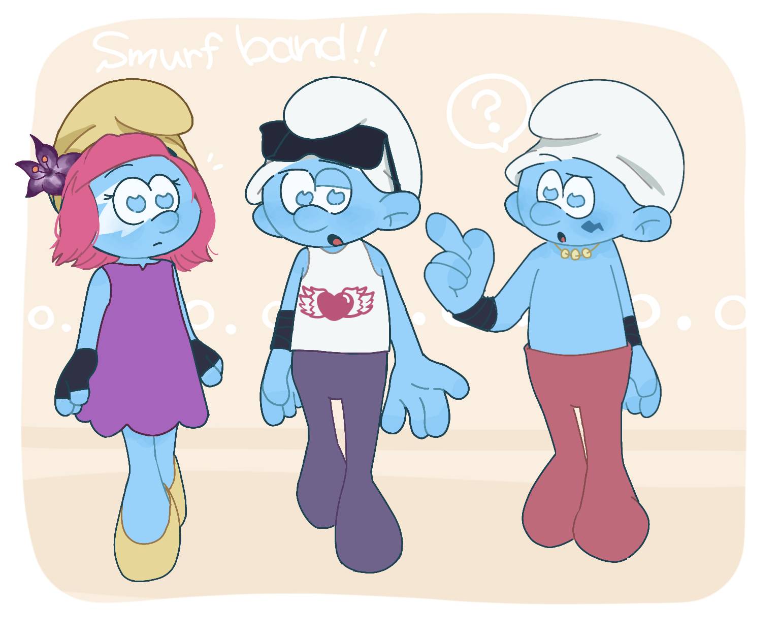 Smurf band !! by Aka502 on DeviantArt