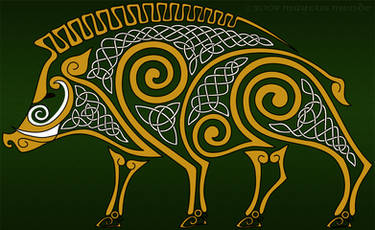 Celtic boar