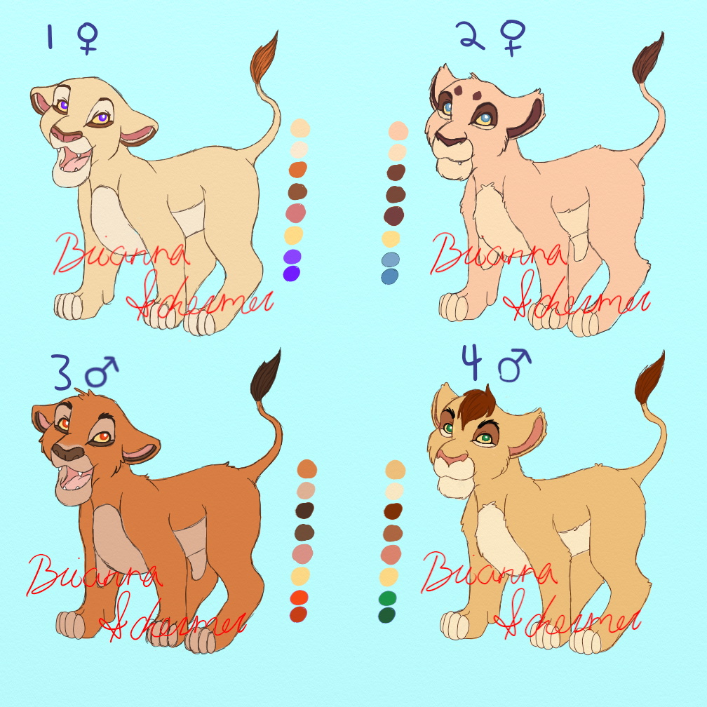 Lion Cub 5pt Adoptables OPEN