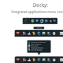 Docky: Integrated appmenu