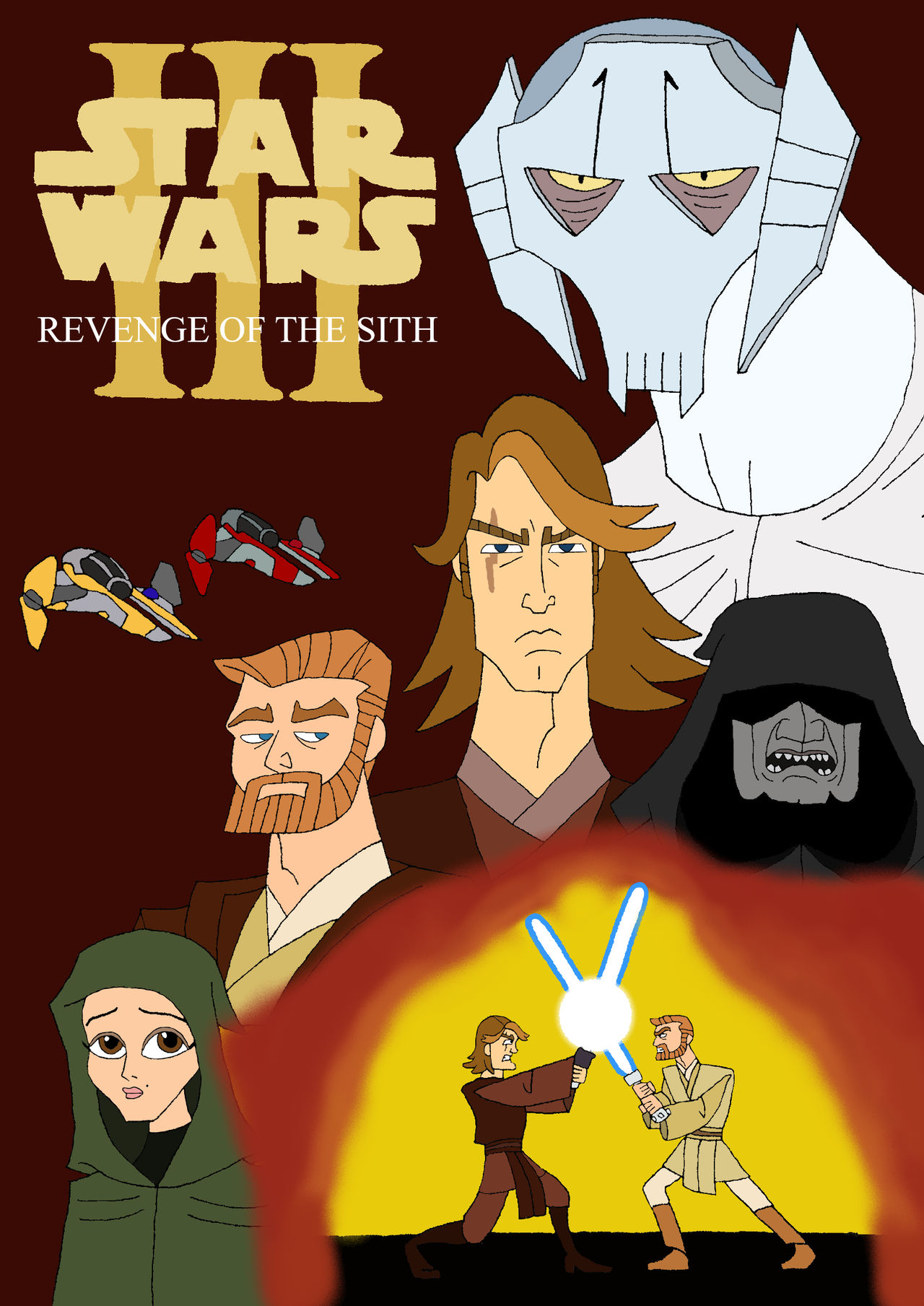 Star Wars: Episode 3 Fanart Poster by Uebelator on DeviantArt