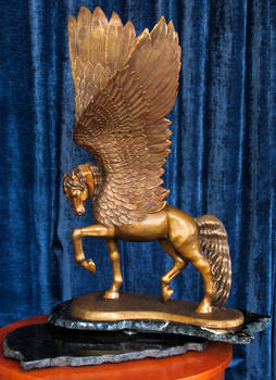 Winged Horse in Bronze