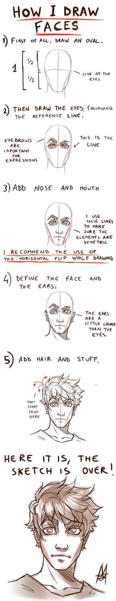 Tutorial HOW TO DRAW A FACE