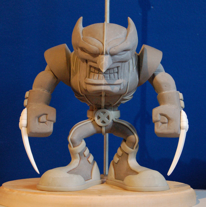 Wolverine Subcast sculpt front