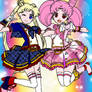 Usagi and Chibi Usa Aikatsu Style