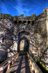 Beaumaris Caste Gates HDR