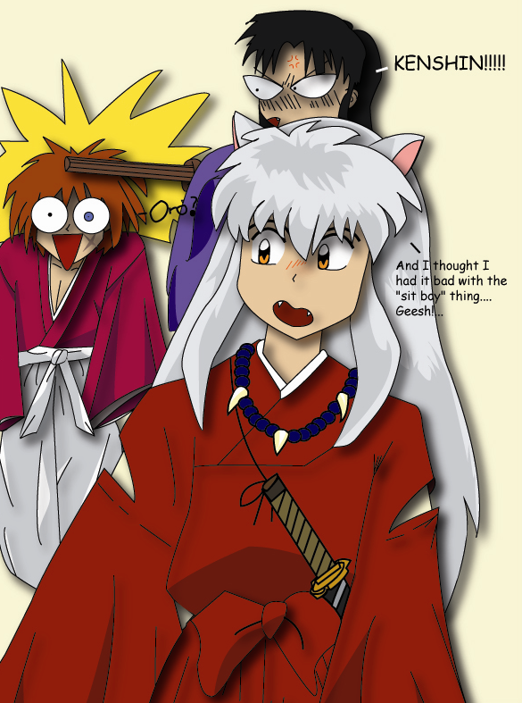 Inu Yasha _Kenshin drawing1