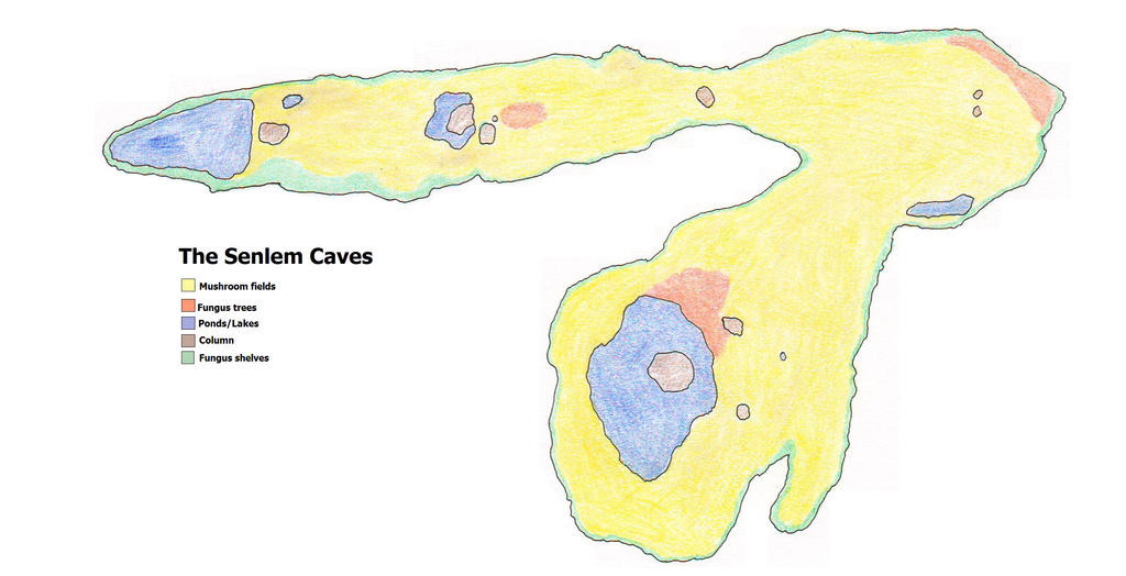 Semel Maps Map of the Senlem Caves by salpfish1 on DeviantArt