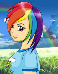 MLP: Human Rainbow Dash by KittyBelle01